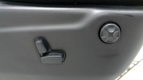 Jeep Grand Cherokee WK2 17-20 passenger seat with airbag, electric, black leather with red stitching, heated Trailhawk, scratches on the backrest pad