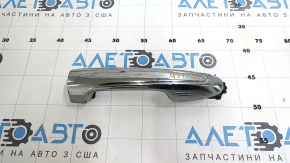 Toyota Rav4 16-18 keyless outer front left door handle, chrome, scratches