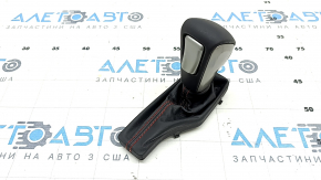 Jeep Grand Cherokee WK2 17-17 beige gear knob, black leather, worn, scratches