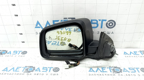 Left side mirror assembly for Jeep Grand Cherokee WK2 17-22 Trailhawk, auto-dimming, turn signal, BSM
