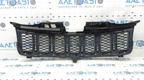 Jeep Grand Cherokee WK2 17-22 radiator grille assembly, gray honeycomb, black gloss frame, sand