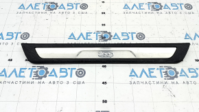 Jeep Grand Cherokee WK2 11-22 front left door sill trim, black with chrome, scratches