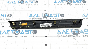 Jeep Grand Cherokee WK2 11-22 front left door sill trim, black with chrome, scratches