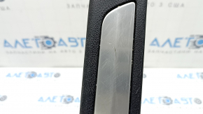 Jeep Grand Cherokee WK2 11-22 front left door sill trim, black with chrome, scratches