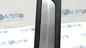 Jeep Grand Cherokee WK2 11-22 front left door sill trim, black with chrome, scratches