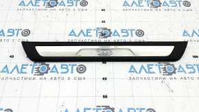 Jeep Grand Cherokee WK2 11-22 front right door sill trim, black with chrome, scratches, corrosion