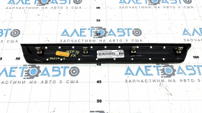 Jeep Grand Cherokee WK2 11-22 front right door sill trim, black with chrome, scratches, corrosion