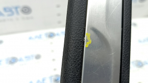 Jeep Grand Cherokee WK2 11-22 front right door sill trim, black with chrome, scratches, corrosion