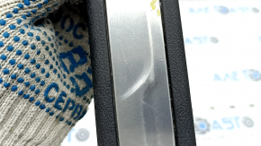Jeep Grand Cherokee WK2 11-22 front right door sill trim, black with chrome, scratches, corrosion