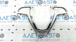 Jeep Grand Cherokee WK2 14-19 gray steering wheel cover, Trailhawk, cracks in the fasteners