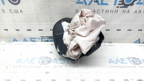 Black, blown steering wheel airbag for the driver's side of a Honda Insight 19-22.