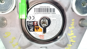 Black, blown steering wheel airbag for the driver's side of a Honda Insight 19-22.