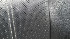 Honda Insight 19-22 driver's seat back upholstery, black leather, heated, perforated, scratches,