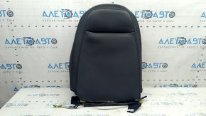 Honda Insight 19-22 driver's seat back upholstery, black leather, heated, perforated, scratches,