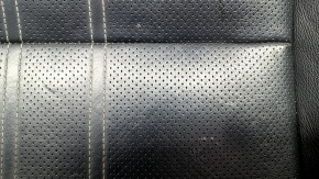 Honda Insight 19-22 driver's seat cushion upholstery, black leather, heated, perforated, scratches,