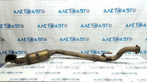 Left exhaust manifold with catalytic converter for Jeep Grand Cherokee WK2 16-17 3.6, for 1 pipe, for 2 pipes