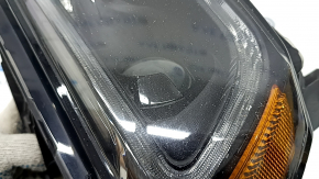 Right front headlight assembly for Jeep Grand Cherokee WK2 16-18 xenon, dark, without washer, deposits on the inside of the glass