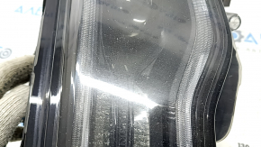 Jeep Grand Cherokee WK2 16-18 xenon front left headlight assembly, dark, no washer, deposits on the inside of the glass