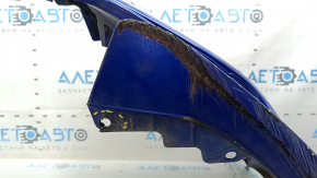 Honda Insight 19-22 blue front bumper B-593M, torn, scratched, dented, cracked