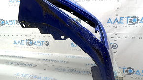 Honda Insight 19-22 blue front bumper B-593M, torn, scratched, dented, cracked