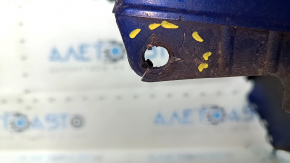Honda Insight 19-22 blue front bumper B-593M, torn, scratched, dented, cracked