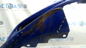 Honda Insight 19-22 blue front bumper B-593M, torn, scratched, dented, cracked