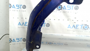 Honda Insight 19-22 blue front bumper B-593M, torn, scratched, dented, cracked