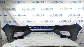 Honda Insight 19-22 blue front bumper B-593M, torn, scratched, dented, cracked