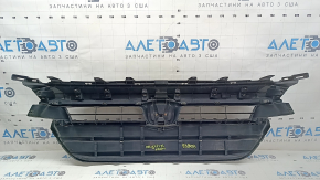 Honda Insight 19-22 radiator grille assembly with emblem, sand, crack in mount