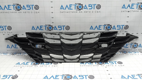 Radiator grille Hyundai Elantra 21-23 black without radar, N model, EUR