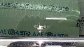 Rear left door assembly for Honda CRV 23-26, tinted, black NH731P, glass with markings, butt