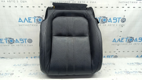 Honda Insight 19-22 passenger seat cushion upholstery, black leather, heated, perforated, scratches,
