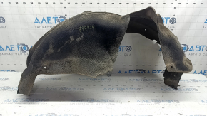 The rear right fender liner of a Honda Insight 19-22 is dented.