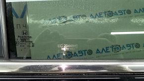 Honda CRV 23-26 rear right door assembly, tinted, black NH731P, markings on glass, dent