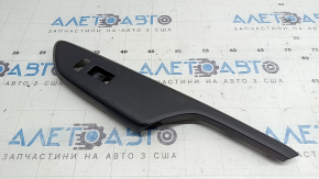 Black front right window control trim for a 19-22 Honda Insight