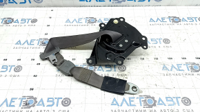 Seat belt 3rd row center Toyota Sequoia 2017 gray, worn for cleaning