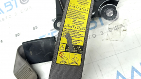 Seat belt 3rd row center Toyota Sequoia 2017 gray, worn for cleaning