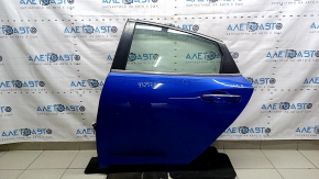 Honda Insight 19-22 rear left door assembly, blue B-593M, butt