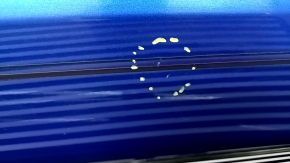 Honda Insight 19-22 rear left door assembly, blue B-593M, butt