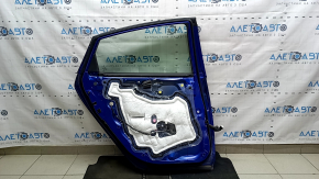 Honda Insight 19-22 rear left door assembly, blue B-593M, butt