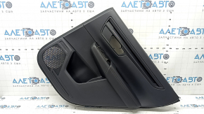 Rear right door panel, Honda CRV 23-26, black leather with orange stitching, Sport, glossy black molding, scratches