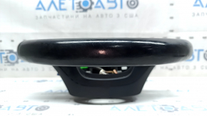 Naked steering wheel Honda Insight 19-22 black leather, with back and top cover, scratches, bumps
