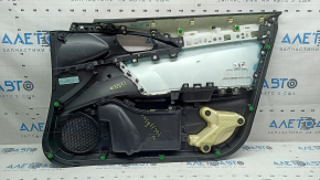 Door trim panel front left Honda Insight 19-22 black, armrest and insert black leather, bumpers
