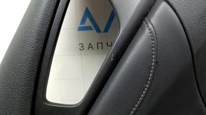 Door trim panel rear left Honda Insight 19-22 black, armrest and insert black leather, worn