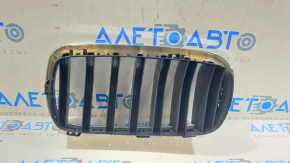 Radiator grill nostril right BMW X5 F15 14-18 black with chrome