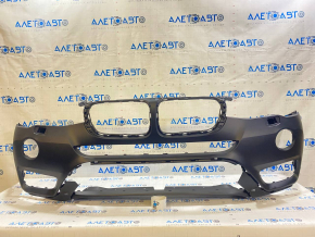 Bare front bumper BMW X3 F25 15-17 without park assist, under LED fog lights, without camera