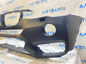 Bare front bumper BMW X3 F25 15-17 without park assist, under LED fog lights, without camera