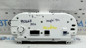 Honda Insight 19-22 instrument cluster, 101k, scratches on the glass