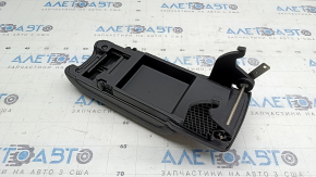 Honda Insight 19-22 leather center console armrest, black