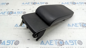 Honda Insight 19-22 leather center console armrest, black